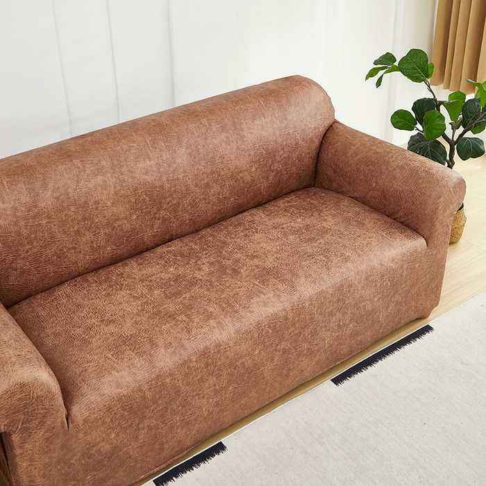 91家纺网 家纺一手货源 找家纺 共鸣沙发套 2024新款纳米科技布系列沙发套 科技布-棕黄