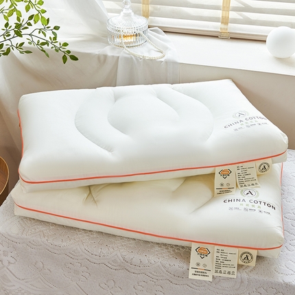 91家纺网 家纺一手货源 找家纺 （总）梦叶草 2025【母婴级】【5A抗菌】【防螨】棉花优品枕头低枕薄矮舒适枕芯