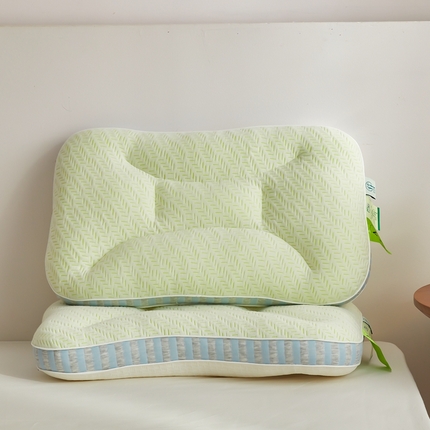 （总）晚澄枕业 2024新款竹纤维抑菌五分区枕芯枕头