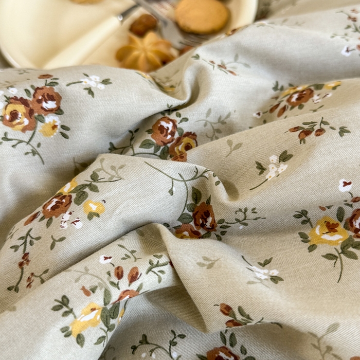 91家纺网 家纺一手货源 找家纺 添越 2024新款纯棉砂洗床盖 摩卡