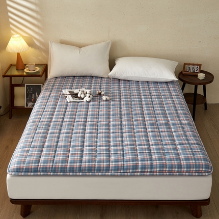 91家纺网 家纺一手货源 找家纺 （总）祁恋婷家居 2024新款全棉水洗棉棉花床褥床垫【床垫遮盖物】系列-成人款