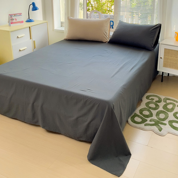 91家纺网 家纺一手货源 找家纺 森璐家纺2024新款1水洗棉单床单系列 混搭-浅驼深灰