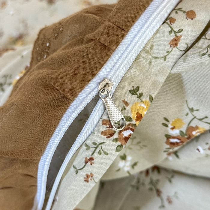 91家纺网 家纺一手货源 找家纺 添越 2024新款纯棉砂洗床盖 摩卡