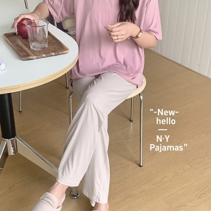 纽约生活 2024新款情侣天丝棉系列 玫瑰粉-女款