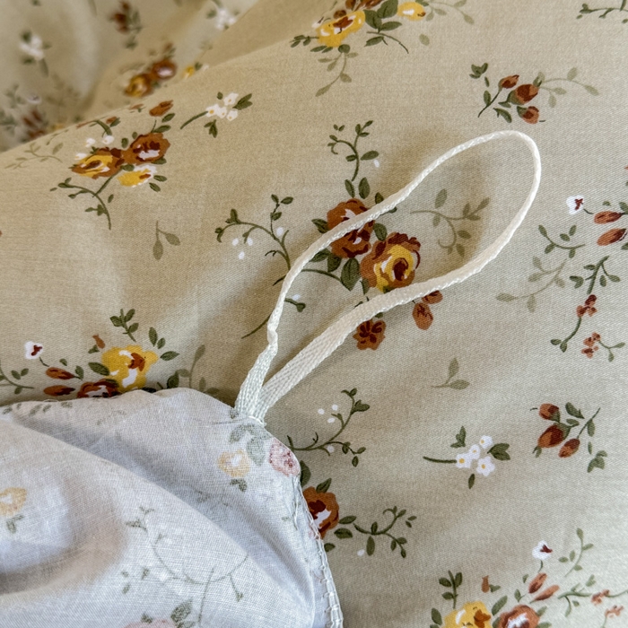 91家纺网 家纺一手货源 找家纺 添越 2024新款纯棉砂洗床盖 摩卡