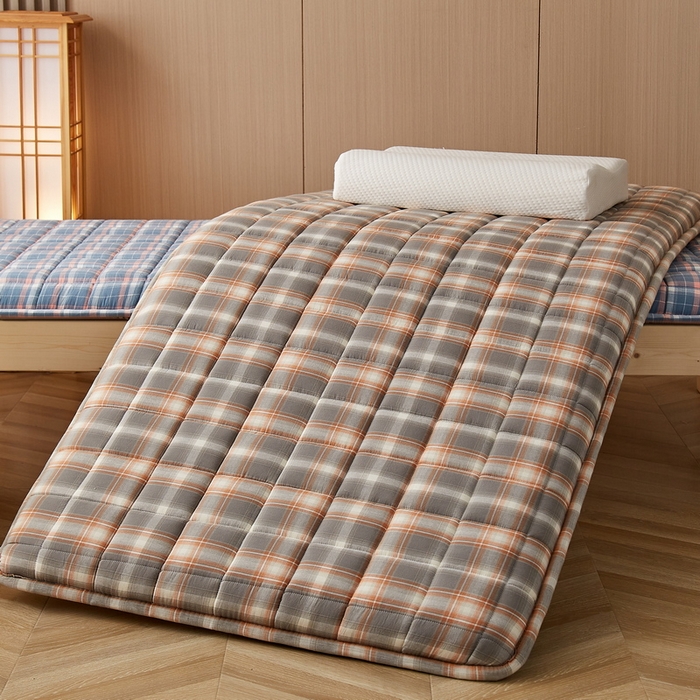 91家纺网 家纺一手货源 找家纺 祁恋婷家居 2024新款全棉水洗棉棉花床褥床垫【床垫遮盖物】系列-学生款 洛卡