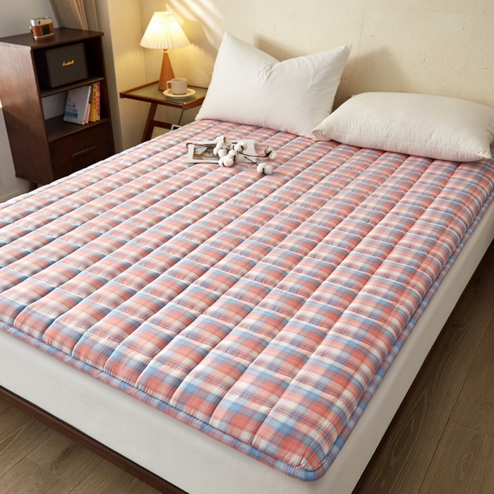 91家纺网 家纺一手货源 找家纺 （总）祁恋婷家居 2024新款全棉水洗棉棉花床褥床垫【床垫遮盖物】系列-成人款