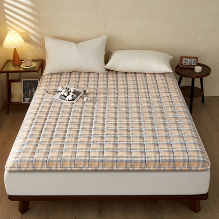 91家纺网 家纺一手货源 找家纺 （总）祁恋婷家居 2024新款全棉水洗棉棉花床褥床垫【床垫遮盖物】系列-成人款