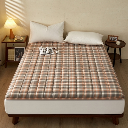 祁恋婷家居 2024新款全棉水洗棉棉花床褥床垫【床垫遮盖物】系列-成人款 洛卡
