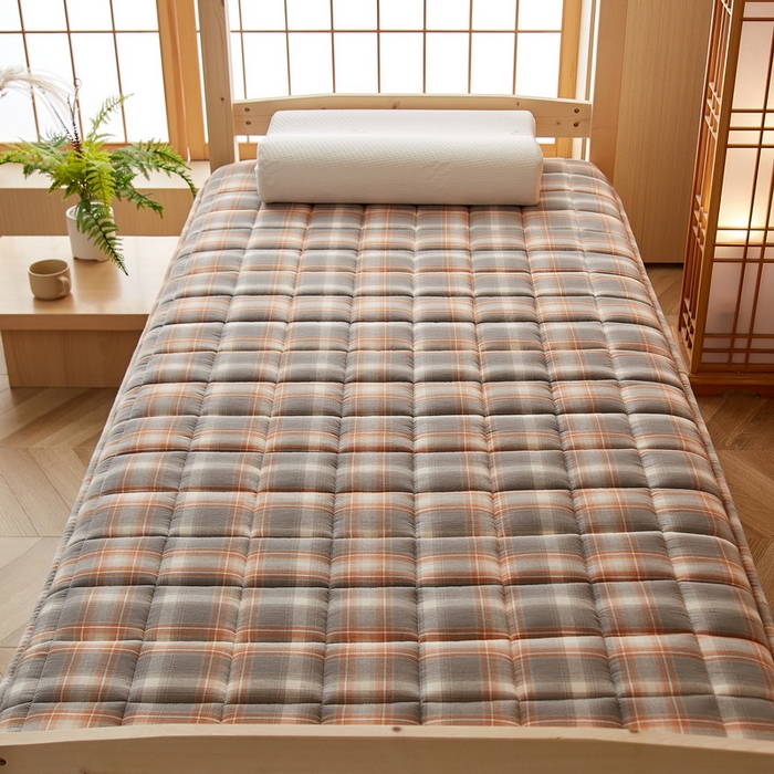 91家纺网 家纺一手货源 找家纺 祁恋婷家居 2024新款全棉水洗棉棉花床褥床垫【床垫遮盖物】系列-学生款 洛卡