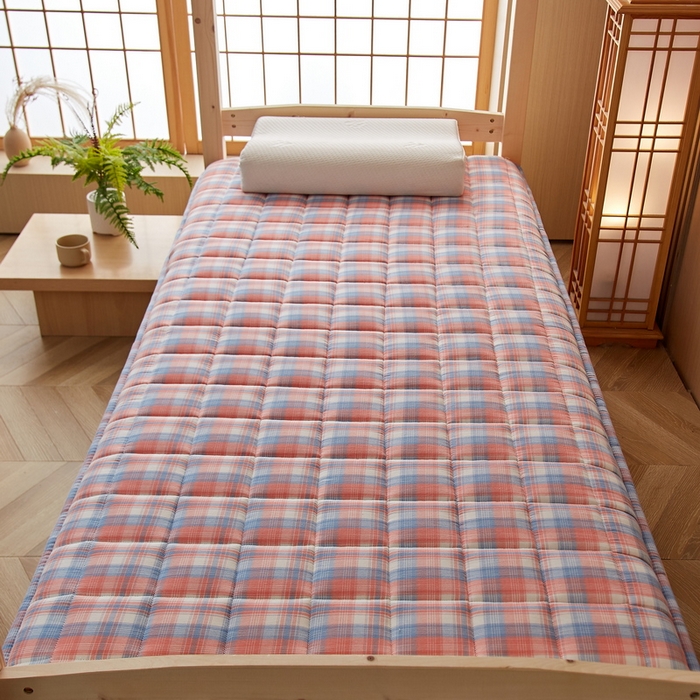 91家纺网 家纺一手货源 找家纺 （总）祁恋婷家居 2024新款全棉水洗棉棉花床褥床垫【床垫遮盖物】系列-学生款