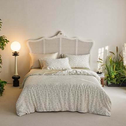 91家纺网 家纺一手货源 找家纺 （总）时年家纺 2024春夏新品莱赛尔天丝印花四件套（充值会员优惠5元）