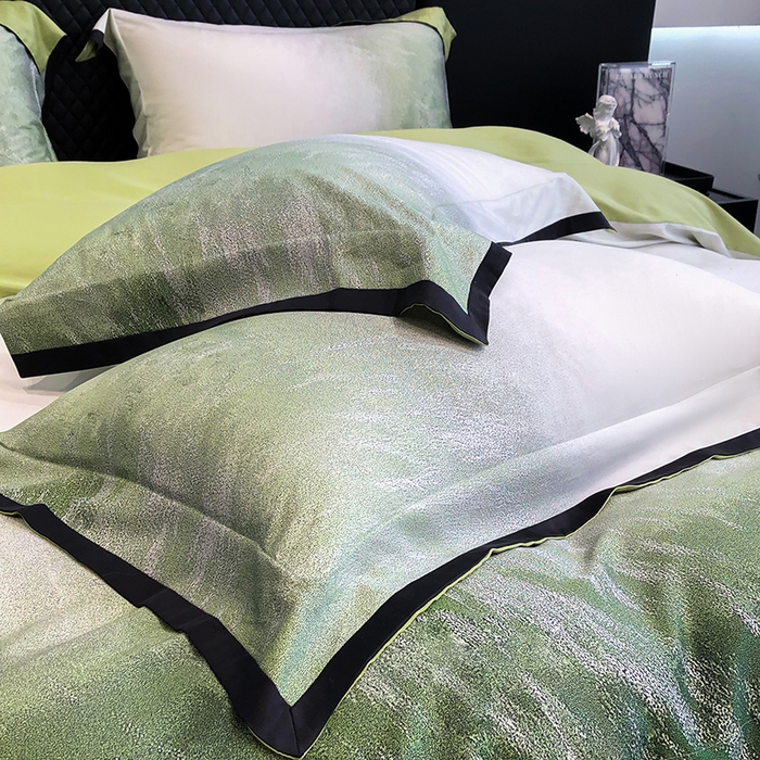 91家纺网 家纺一手货源 找家纺 若未家居 2025新款超细旦天丝棉数码印花四件套-马尔代夫 马尔代夫 绿