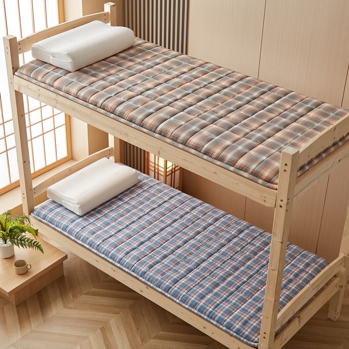 91家纺网 家纺一手货源 找家纺 祁恋婷家居 2024新款全棉水洗棉棉花床褥床垫【床垫遮盖物】系列-学生款 洛卡