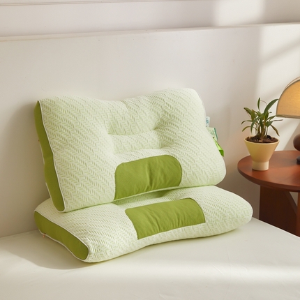 （总）晚澄枕业 2024新款竹纤维抑菌spa枕芯枕头
