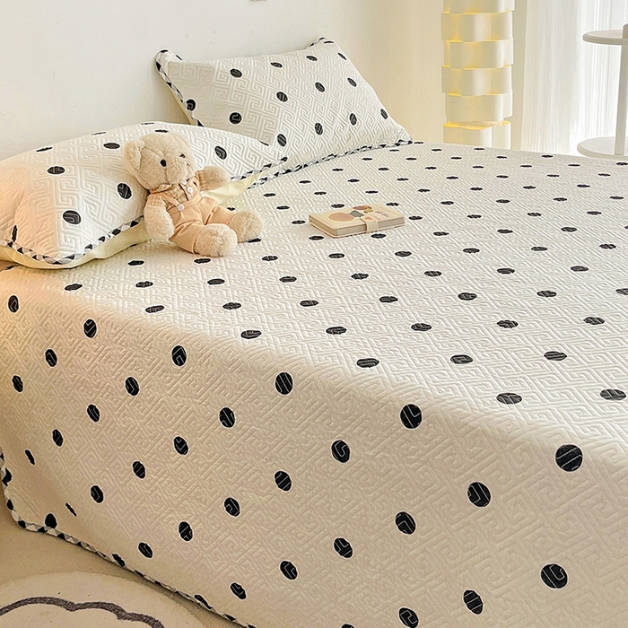 91家纺网 家纺一手货源 找家纺 羽爱家纺 2025新款A类双面全棉印花床盖套件 星星点灯