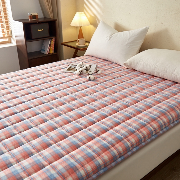 91家纺网 家纺一手货源 找家纺 （总）祁恋婷家居 2024新款全棉水洗棉棉花床褥床垫【床垫遮盖物】系列-成人款