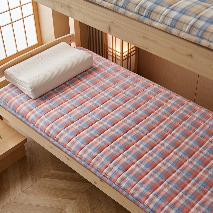 91家纺网 家纺一手货源 找家纺 （总）祁恋婷家居 2024新款全棉水洗棉棉花床褥床垫【床垫遮盖物】系列-学生款