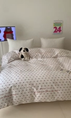 91家纺网 家纺一手货源 找家纺 窝米 2024新款韩国设计师卡通手绘单品被套系列 寻光