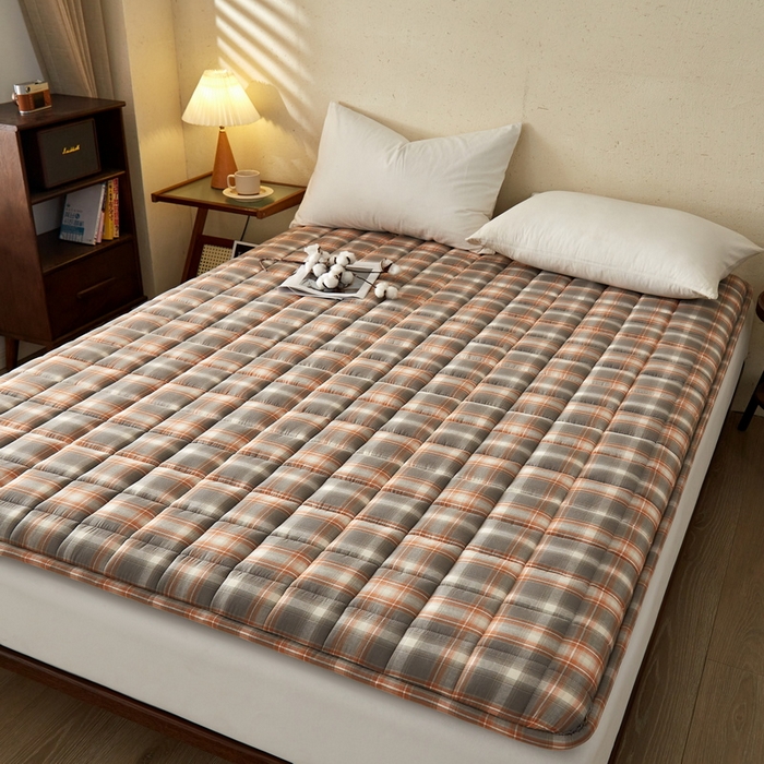 91家纺网 家纺一手货源 找家纺 祁恋婷家居 2024新款全棉水洗棉棉花床褥床垫【床垫遮盖物】系列-成人款 洛卡