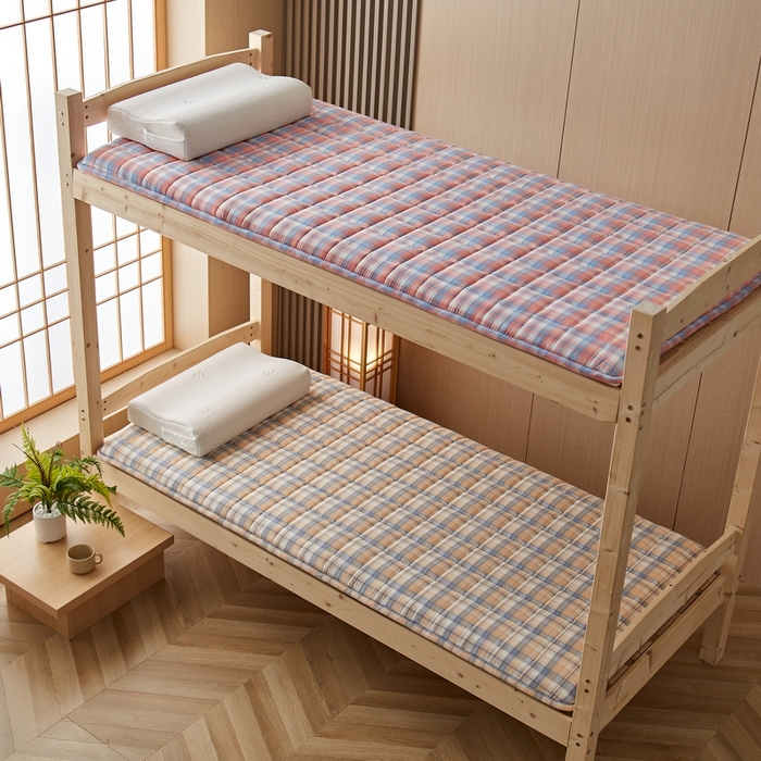 91家纺网 家纺一手货源 找家纺 （总）祁恋婷家居 2024新款全棉水洗棉棉花床褥床垫【床垫遮盖物】系列-学生款