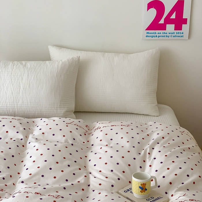 91家纺网 家纺一手货源 找家纺 窝米 2024新款韩国设计师卡通手绘单品被套系列 寻光