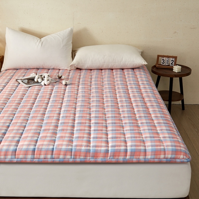 91家纺网 家纺一手货源 找家纺 （总）祁恋婷家居 2024新款全棉水洗棉棉花床褥床垫【床垫遮盖物】系列-成人款