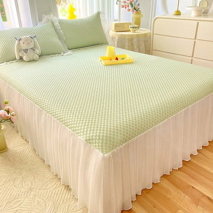 91家纺网 家纺一手货源 找家纺 （总）逸尚阁 2025新款A类冰豆豆凉席床裙款系列