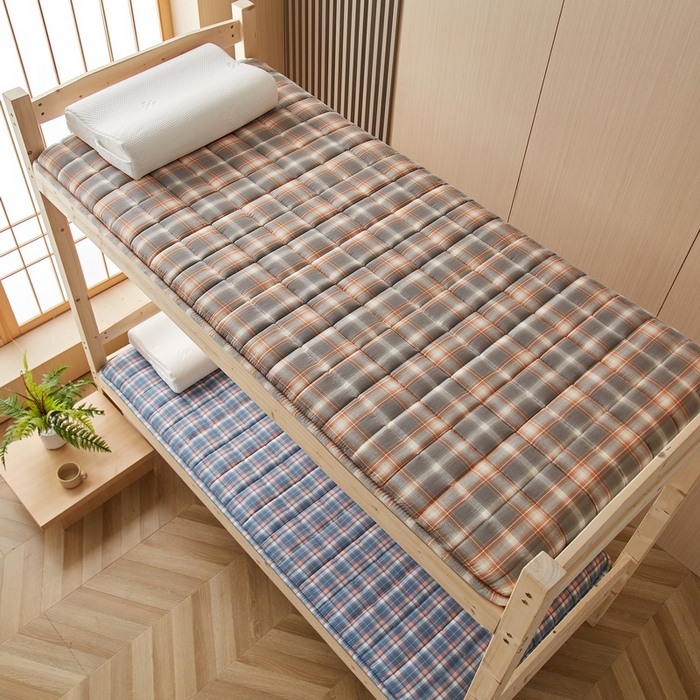 91家纺网 家纺一手货源 找家纺 祁恋婷家居 2024新款全棉水洗棉棉花床褥床垫【床垫遮盖物】系列-学生款 洛卡