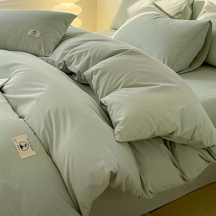 91家纺网 家纺一手货源 找家纺 （总）小懒猪 2024新品全棉纯棉水洗棉四件套