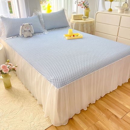 91家纺网 家纺一手货源 找家纺 （总）逸尚阁 2025新款A类冰豆豆凉席床裙款系列