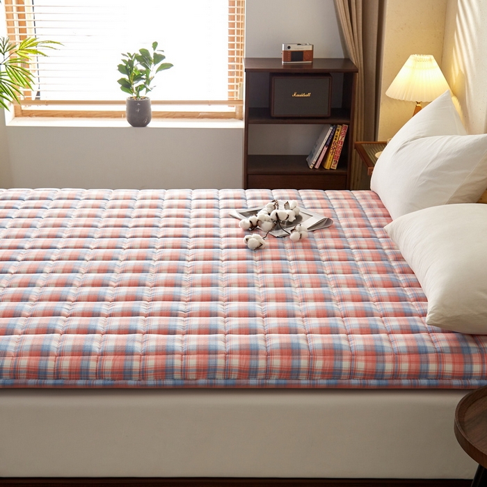 91家纺网 家纺一手货源 找家纺 （总）祁恋婷家居 2024新款全棉水洗棉棉花床褥床垫【床垫遮盖物】系列-成人款