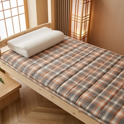 祁恋婷家居 2024新款全棉水洗棉棉花床褥床垫【床垫遮盖物】系列-学生款 洛卡