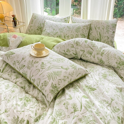 91家纺网 家纺一手货源 找家纺 （总）漫仙阁 2024新款印花普通款四件套