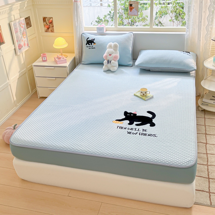 91家纺网 家纺一手货源 找家纺 （总）慕尚家纺 2025新款冻冻席刺绣系列