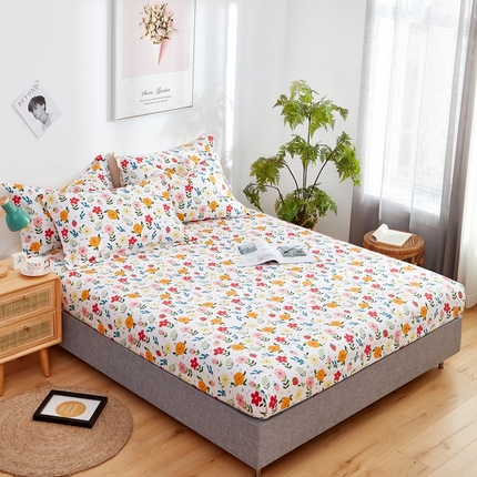 91家纺网 家纺一手货源 找家纺 （总1）卓越 工厂直营新款128*68全棉印花斜纹单床笠