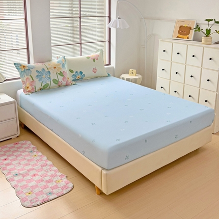 91家纺网 家纺一手货源 找家纺 （总1）卓越 工厂直营新款128*68全棉印花斜纹单床笠