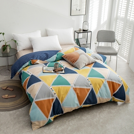 91家纺网 家纺一手货源 找家纺 （总1）卓越 工厂直营新款128*68全棉印花斜纹单床笠