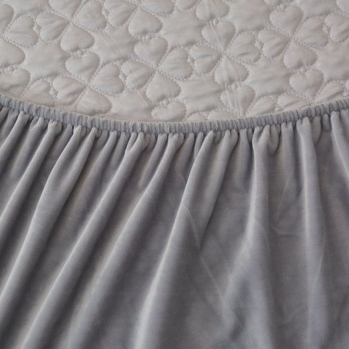 91家纺网 家纺一手货源 找家纺 （总）芸锦豪 2024新款宝宝绒夹棉刺绣床笠