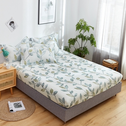 91家纺网 家纺一手货源 找家纺 （总1）卓越 工厂直营新款128*68全棉印花斜纹单床笠