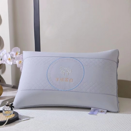 91家纺网 家纺一手货源 找家纺 （总）其乐枕芯 2024新款羊绒蛋白枕--羊绒蛋白热熔枕超30天不退不换 