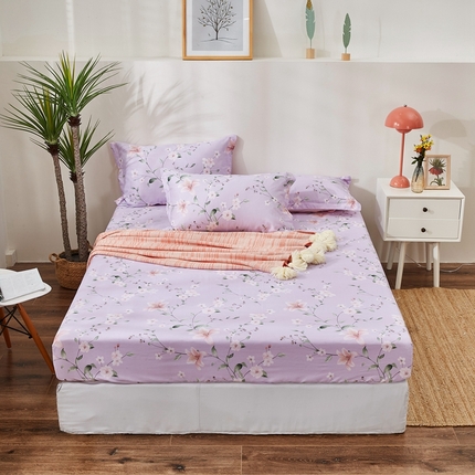 91家纺网 家纺一手货源 找家纺 （总1）卓越 工厂直营新款128*68全棉印花斜纹单床笠