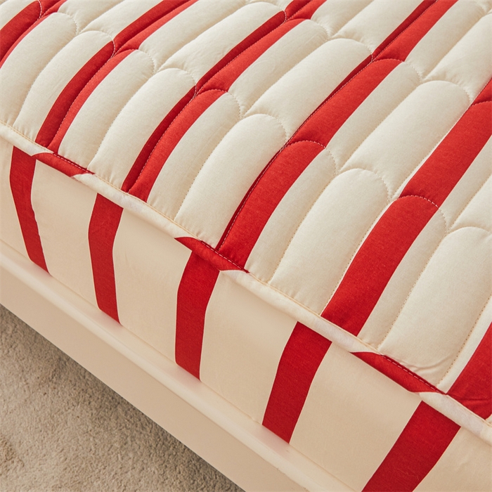 91家纺网 家纺一手货源 找家纺 3C 2024新款全棉大豆夹棉印花床笠四件套 黑猫警长