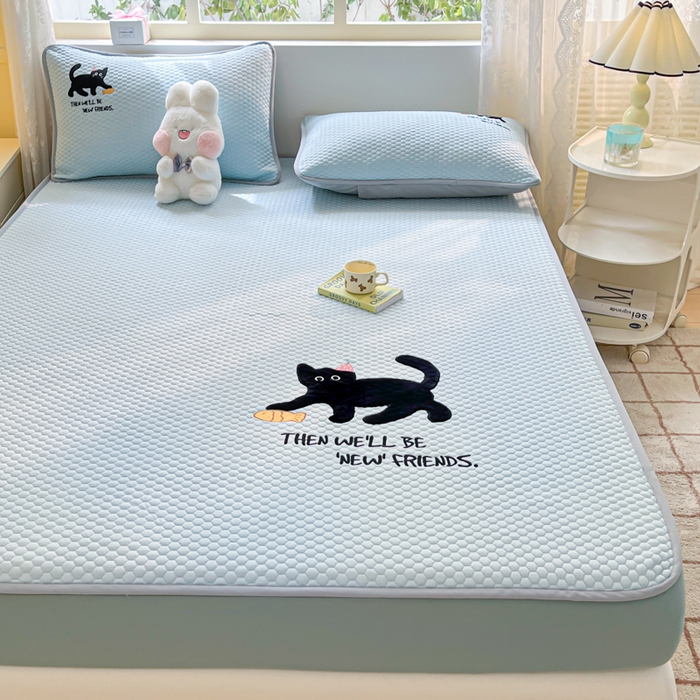 91家纺网 家纺一手货源 找家纺 （总）慕尚家纺 2025新款冻冻席刺绣系列