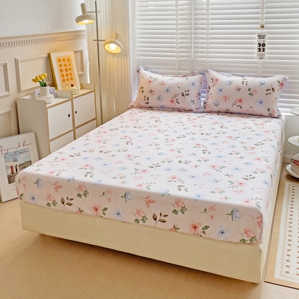 91家纺网 家纺一手货源 找家纺 （总1）卓越 工厂直营新款128*68全棉印花斜纹单床笠