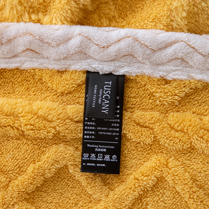 91家纺网 家纺一手货源 找家纺 芸锦豪 2024新款塔芙蓉多功能毯--双面塔夫绒包边 塔夫绒-姜黄