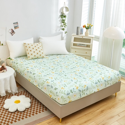 91家纺网 家纺一手货源 找家纺 （总1）卓越 工厂直营新款128*68全棉印花斜纹单床笠