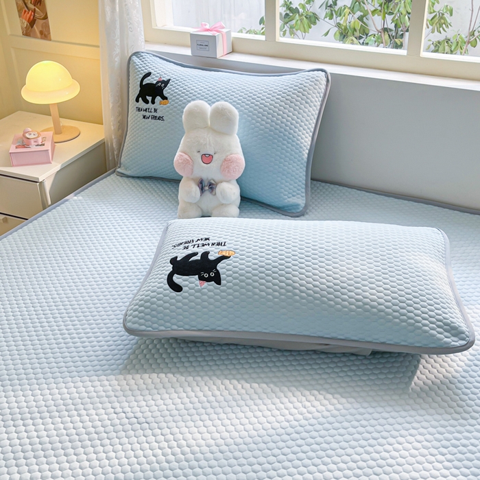 91家纺网 家纺一手货源 找家纺 （总）慕尚家纺 2025新款冻冻席刺绣系列