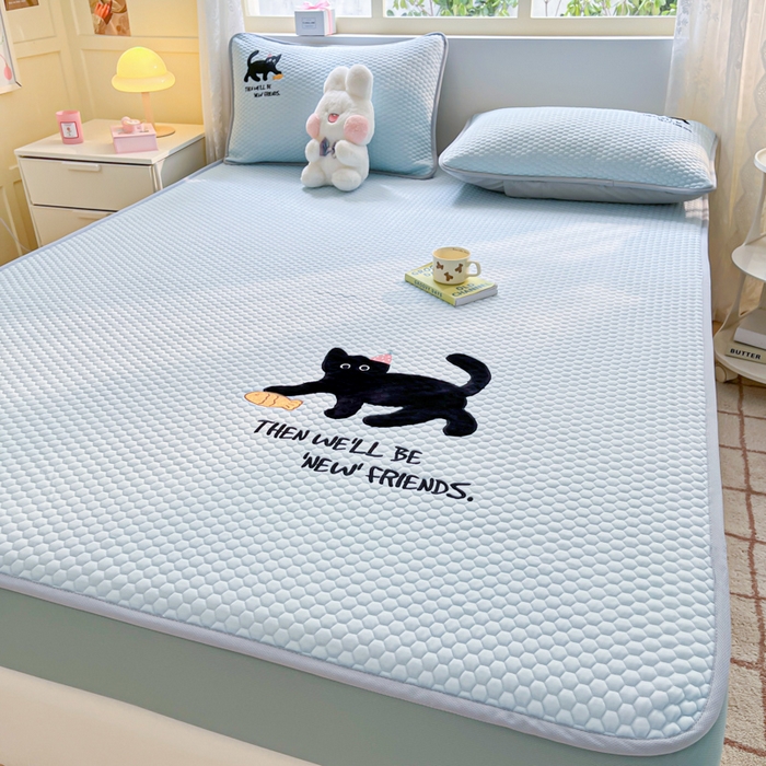 91家纺网 家纺一手货源 找家纺 （总）慕尚家纺 2025新款冻冻席刺绣系列