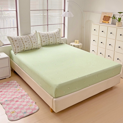 91家纺网 家纺一手货源 找家纺 （总1）卓越 工厂直营新款128*68全棉印花斜纹单床笠